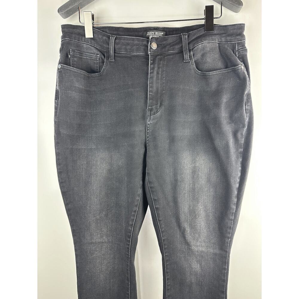 Judy Blue High Rise Skinny Black Denim Jeans Jb88450 Women's Plus Size 20W 20 - Picture 3 of 14